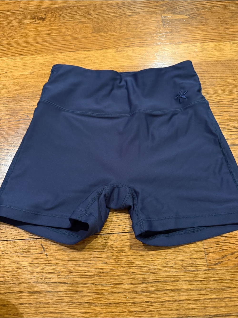 Women’s High-Rise Navy Rebel Dance Booty Shorts
